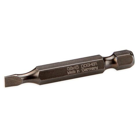 Boîtier avec 10 embouts de tournevis S2, 50 mm, droit 5,5 mm  DOGHER 412-055-10