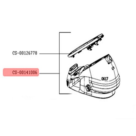 BOITIER AVEC RESERVOIR POUR PETIT ELECTROMENAGER   CALOR - CS-00141006