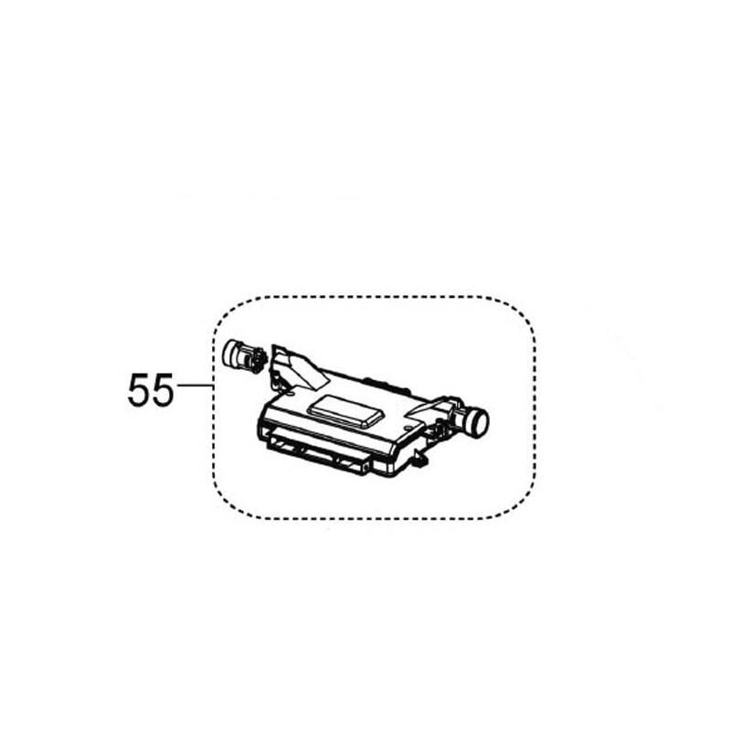 Candy - boitier commandes (09/28) pour hotte 49019814