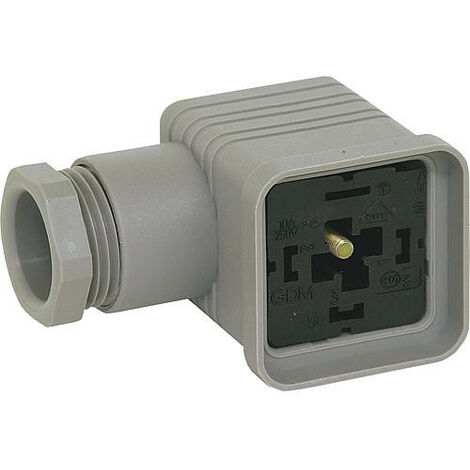 Boitier conducteur, gris tripolaire+E convient pour multi-bloc gaz 405/407/410/412