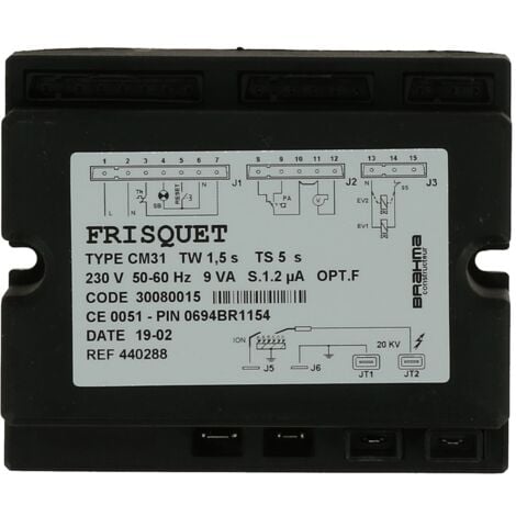 Boîtier allumage VENTOUSE - FRISQUET : F3AA40431