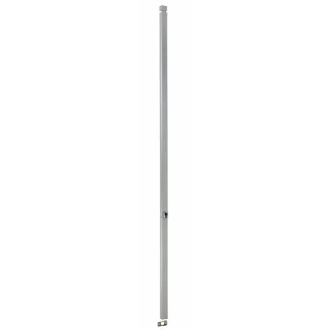 Thirard – Boîtier crémone 2 points à cylindre profilé 1600mm – Tringles réglables sans recoupe – Système réversible – Finition argentée