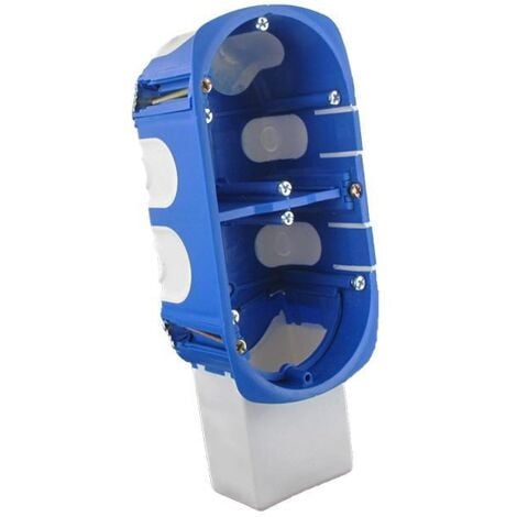 Boîtier d'appareillage Micro-Module MULTIMAT NO AIR NF cloison sèche Double (71 mm) Ø67 mm - BLM