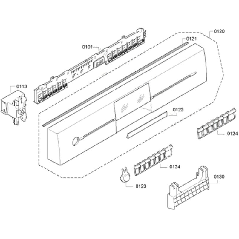 Boitier de bandeau (repère 120) d'origine