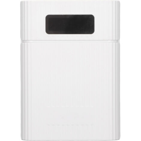 Boîtier de Batterie M09B 4x18650 avec Port USB-C, Kit Power Bank Portable DIY Blanc