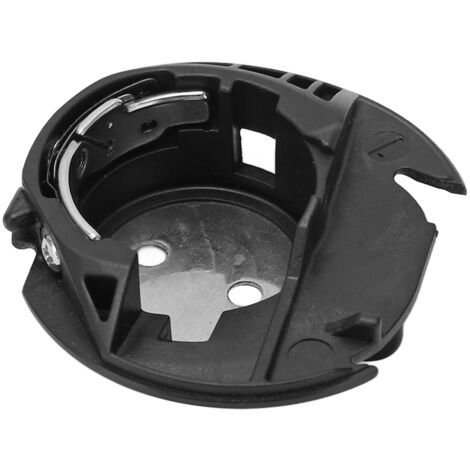Boîtier de Bobine en Acier Inoxydable et Plastique Noir 3.5x3.8x1.3cm pour Machines à Coudre 7363 et 8768