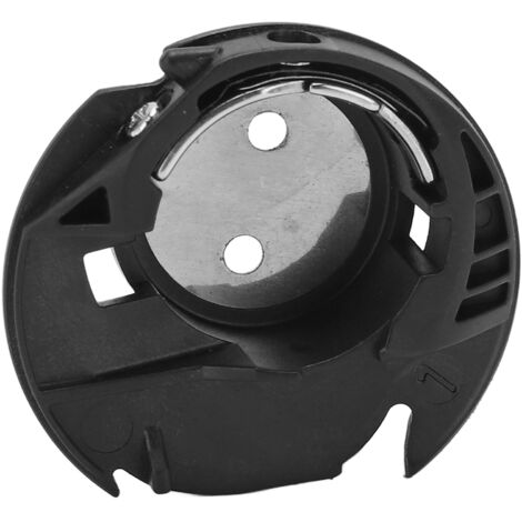 Boîtier de Bobine Noir pour Machines à Coudre 7363 et 8768, Acier Inoxydable et Plastique, Dimensions 3.5x3.8x1.3cm