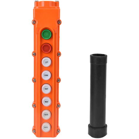 Boîtier de Commande de Palan Télécommandé Imperméable 220V/500V avec Interrupteur à Bouton-poussoir COB-63A
