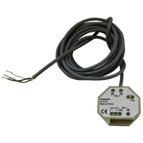 Boîtier de commande filaire pour motorisation de volet battant en applique et en linteau