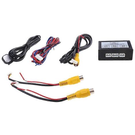 Boîtier de commande intelligent de stationnement pour caméra de voiture 2 canaux avec commutation automatique d'images et de vidéos