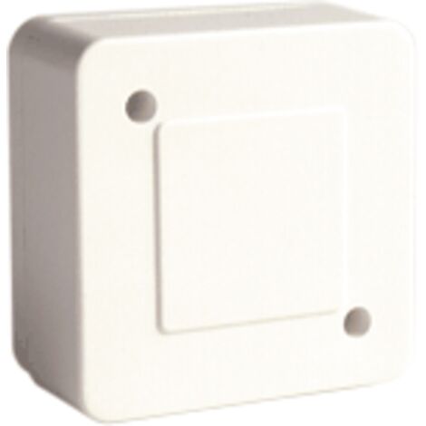 Boitier de connexion carré étanche IP20 82x82x40mm coloris blanc SOLERA 1762