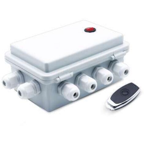 Boitier de Contrôle ON/OFF pour Projecteur Piscine LED PAR56 6 Sorties