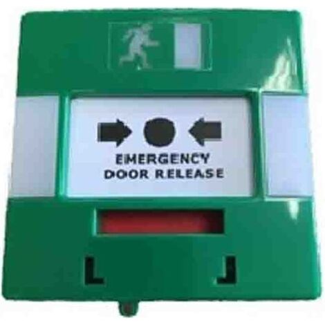 Boitier de déverrouillage issue de secours, RS PRO, Bouton, 85 x 85 x 42mm ( Prix pour 1 )