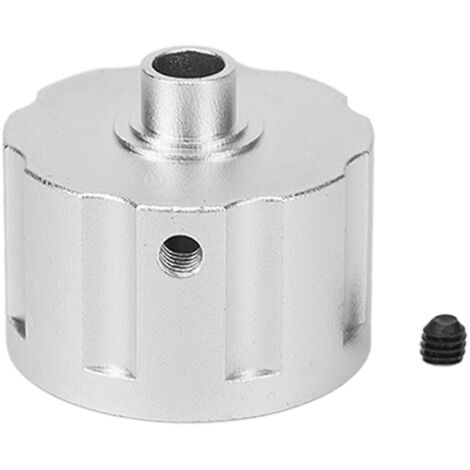Boîtier de différentiel en alliage d'aluminium pour voiture radiocommandée HoBao VS 87004 1/8 (argenté)
