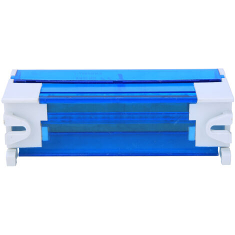 Boîtier de Distribution 2 Niveaux 215 mm avec Couvercle Transparent pour Rail Din Monophasé