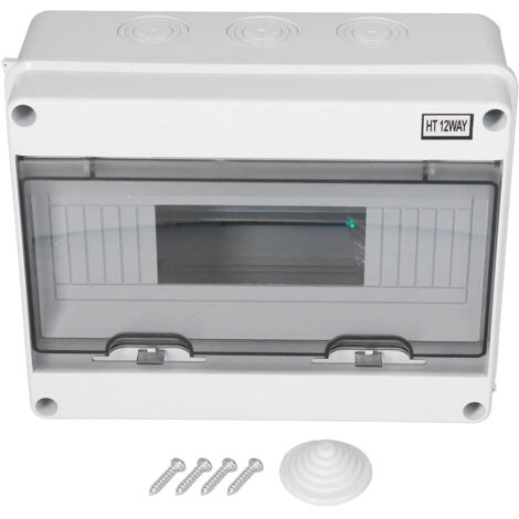 Boîtier de Distribution Étanche IP65 ABS Transparent - Protection Anticorrosion pour Électronique