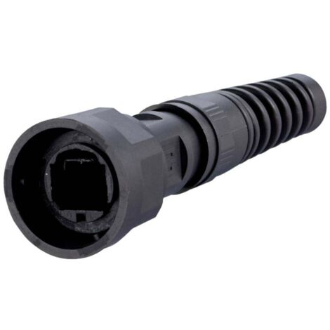 Boîtier de fiche mâle industrie IP67 V1 Metz Connect 1401025002KE Capot passe-câble noir 1 pc(s)