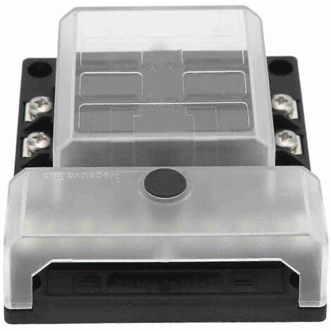 Boîtier de fusibles 6 voies ATP/ATC/ATO avec indicateur LED, étanche 10-32V pour voitures, camping-cars et bateaux