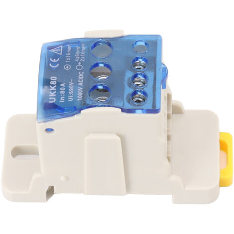 Boîtier de jonction électrique 80A 1000V pour distribution AC/DC et bornier