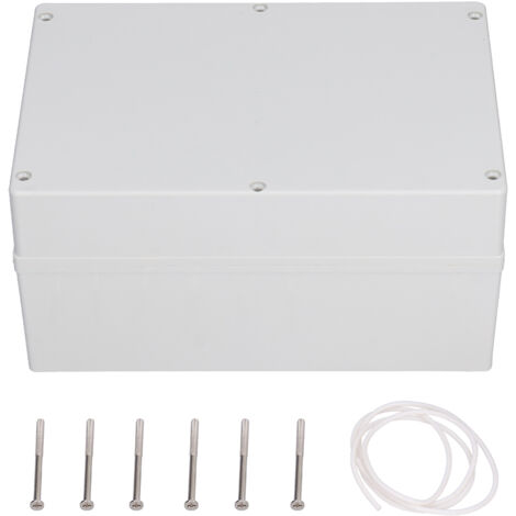 Boîtier de jonction étanche ABS 240x160x120mm pour armoire électrique et projets DIY, coffret étanche robuste.