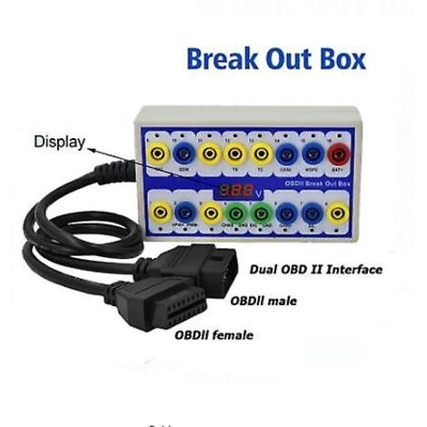 Boîtier de jonction OBD2 pour automobile, détecteur de protocole OBDII, contrôleur de diagnostic