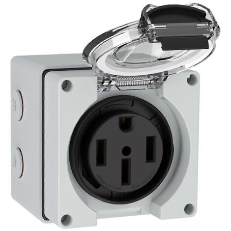 Boîtier de prise de courant 50 A, prise NEMA 14-50R 125/250 V
