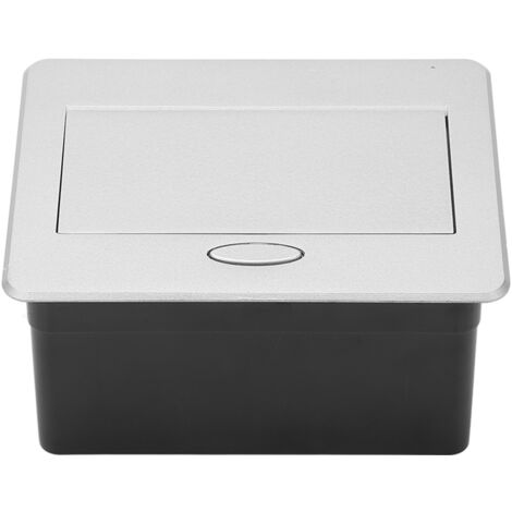 Boîtier de Prise Murale Double Encastrable avec 2 Prises US, 110‑240V pour Bureau et Maison