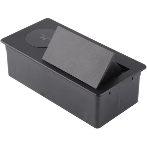 Boîtier de Prise Pop-Up USB sans Fil avec Dissimulation Intégrée pour Bureau