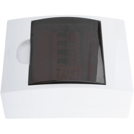 Boîtier de Protection Électrique 3 Modules avec Disjoncteur Différentiel 63A 30mA et 3 Disjoncteurs (6A, 16A, 32A) pour Tableau 230V/400V