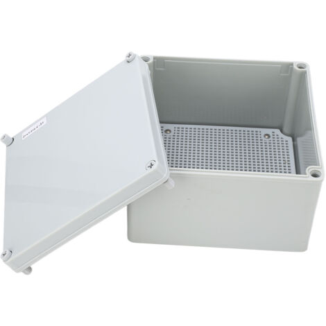 Boîtier de protection étanche IP67 ABS 200x200x130mm avec support mural pour installations électriques extérieures