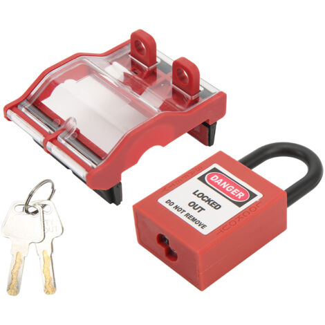 Boîtier de Protection Verrouillable Transparent pour Disjoncteur Triphasé - Sécurité et Prévention des Accidents