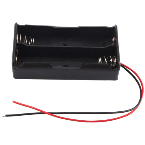 Boîtier de rangement pour batteries 18650 rechargeables avec câbles USB - Support de chargeur portable en plastique