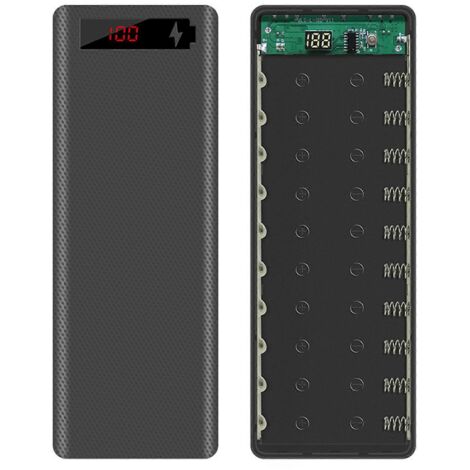 Boîtier de rangement pour piles 18650 en plastique - Support de batteries DIY - Conteneur de stockage