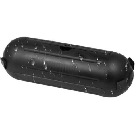 Boîtier de Sécurité Fiche et Prise, Boitier Protection Prise Electrique Exterieur, Boîtier de Protection Etanche pour Rallonge, Prolongateur Jardin, Rallonge Prise, Boite Cache Prise E