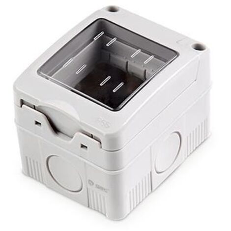 Boîtier de surface 2 modules avec couvercle IP55 GSC 001203764