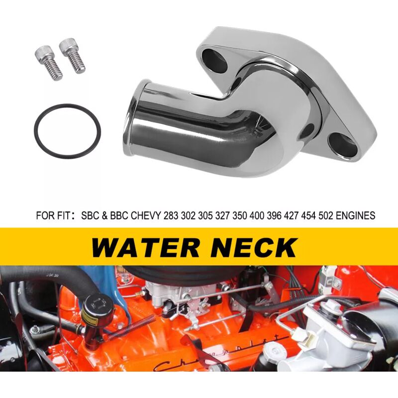 Linghhang - Boîtier de thermostat à col d'eau pivotant à 45 °, pour sbc bbc chevy 327 350 396 454 502