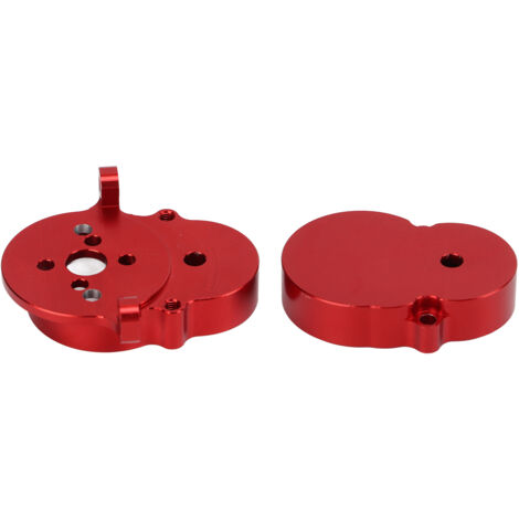 Boîtier de transmission arrière en aluminium pour camion WPL D12, pièce de rechange robuste et durable.