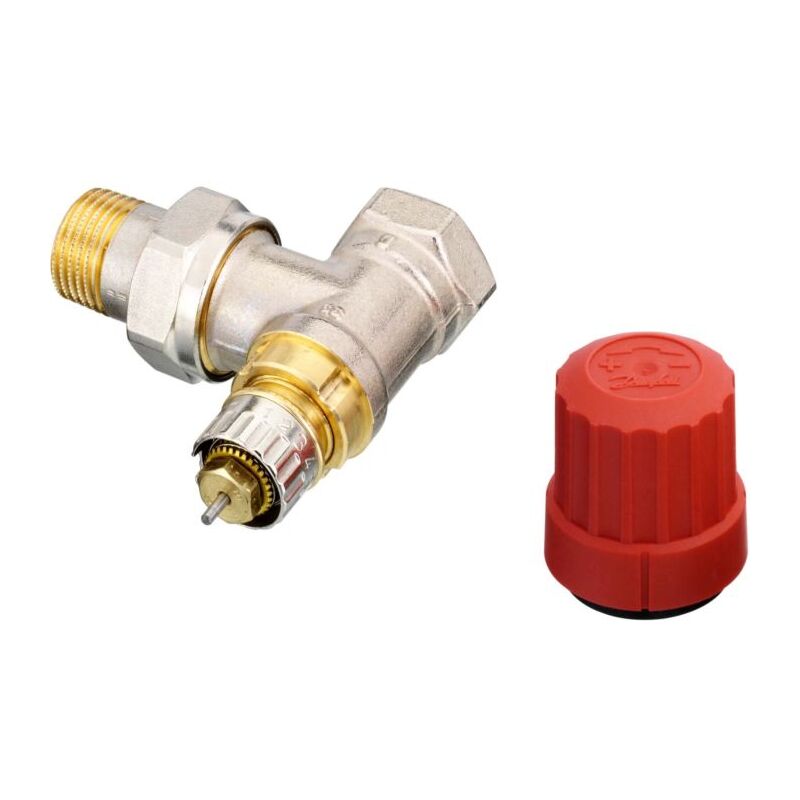 Boîtier de vanne Ra-n 013G0033 15, r 2000 /2, coin, nickelé mat - Danfoss