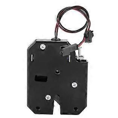 Boîtier de verrouillage à commande électrique 12 V CC, serrure électromagnétique avec interrupteur de détection