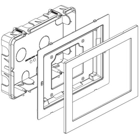 Boîtier d'encastrement pour moniteur MODO 1723/60 URMET