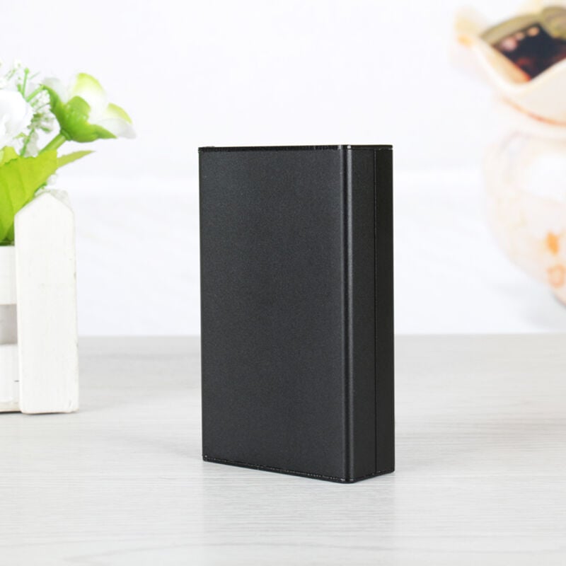 Rapanda - Boîtier d'instrument en aluminium pour pcb, boîtier de projet électronique, bricolage, 100 x 71 x 25 mm