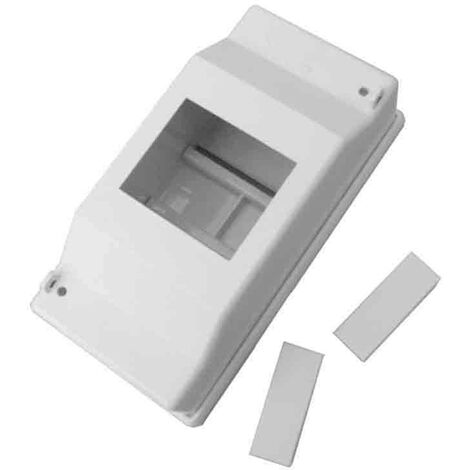 Boîtier distribution 4 postes blanc 82x172x61mm solera 670b