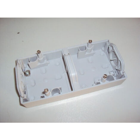 Boitier double gris verticale pour appareillage étanche composable saillie MUREVA SAREL ENN37912