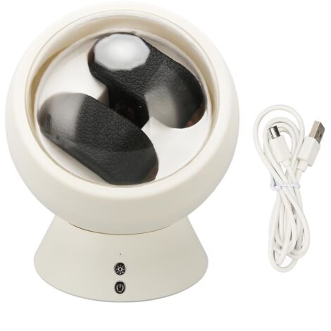Boîtier Double Remontoir Montre LED Anti-poussière Moteur Silencieux pour Stockage et Exposition