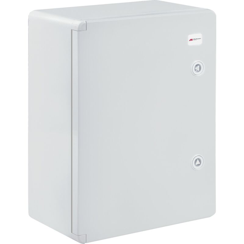 Atole - Boîtier électrique abs étanche vide avec plaque de montage galvanisée et système de verrouillage sécurisé - Dimensions : h 35 x l 25 x p 15