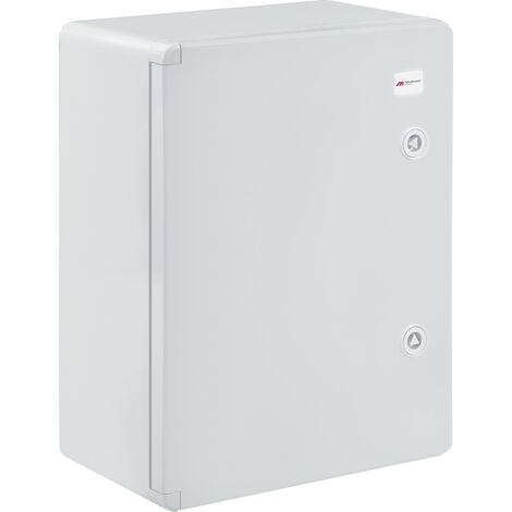 Boîtier électrique ABS étanche vide avec plaque de montage galvanisée et système de verrouillage sécurisé - Dimensions : H 40 x L 30 x P 17 cm - Réf. FCT403017P