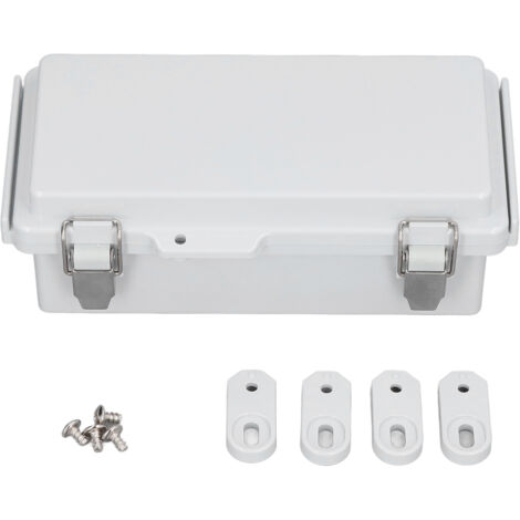 Boîtier électrique étanche en ABS et acier inoxydable, boîtier de jonction extérieur pour appareils électroniques à monter soi-même, IP67