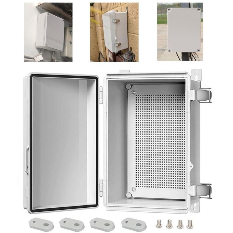 Boitier Electrique Etanche,Boitier Electrique Plastique Abs,Boîtier De Distribution Électrique Étanche Ip67,Armoire Murale,Convient Pour Une