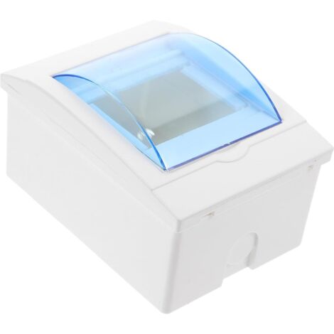 Boîtier électrique extérieur étanche en plastique, boîte de disjoncteur miniature, type M1, 3-4 positions, boîte de distribution murale étanche à la poussière.