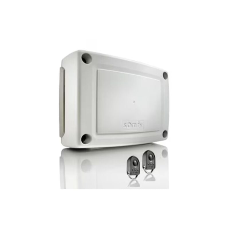 Boitier électronique cbx 3S invisio 24V io + 2 télécommandes keygo Somfy